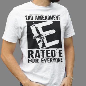 2ND AMENDMENT GUN RIGHTS ARE E FOR EVERYONE SHIRT
